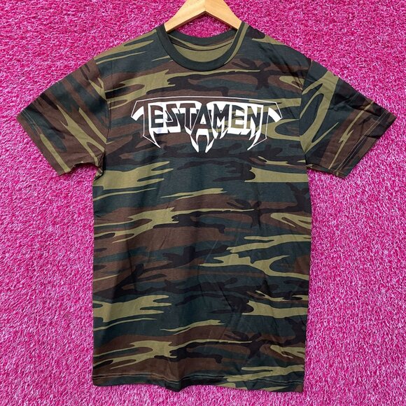 Testament Bay Area Thrash Camo T-Shirt Medium - Picture 3 of 5